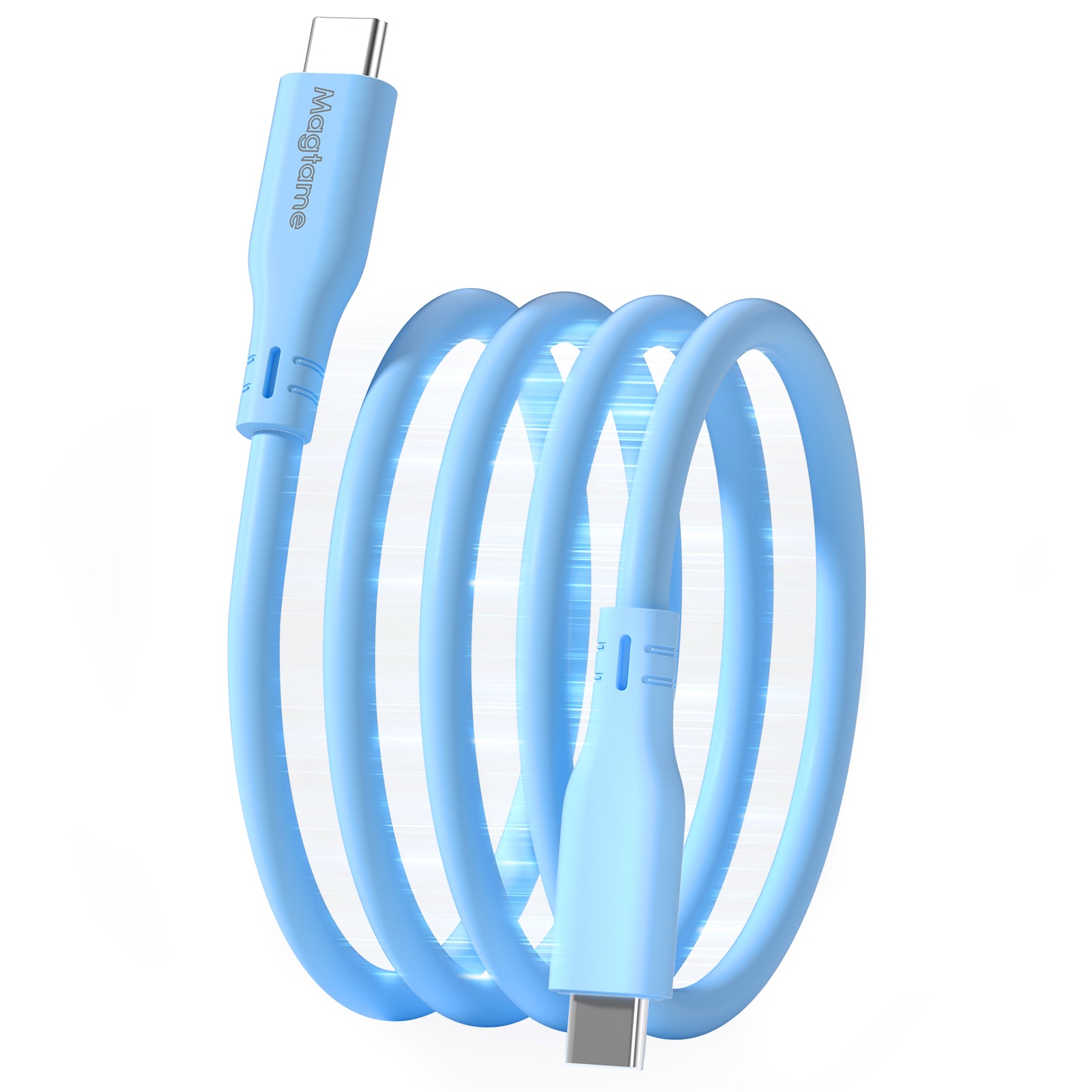 Magtame Silicone Magnetic Charging Cable 60W [Round Cable]