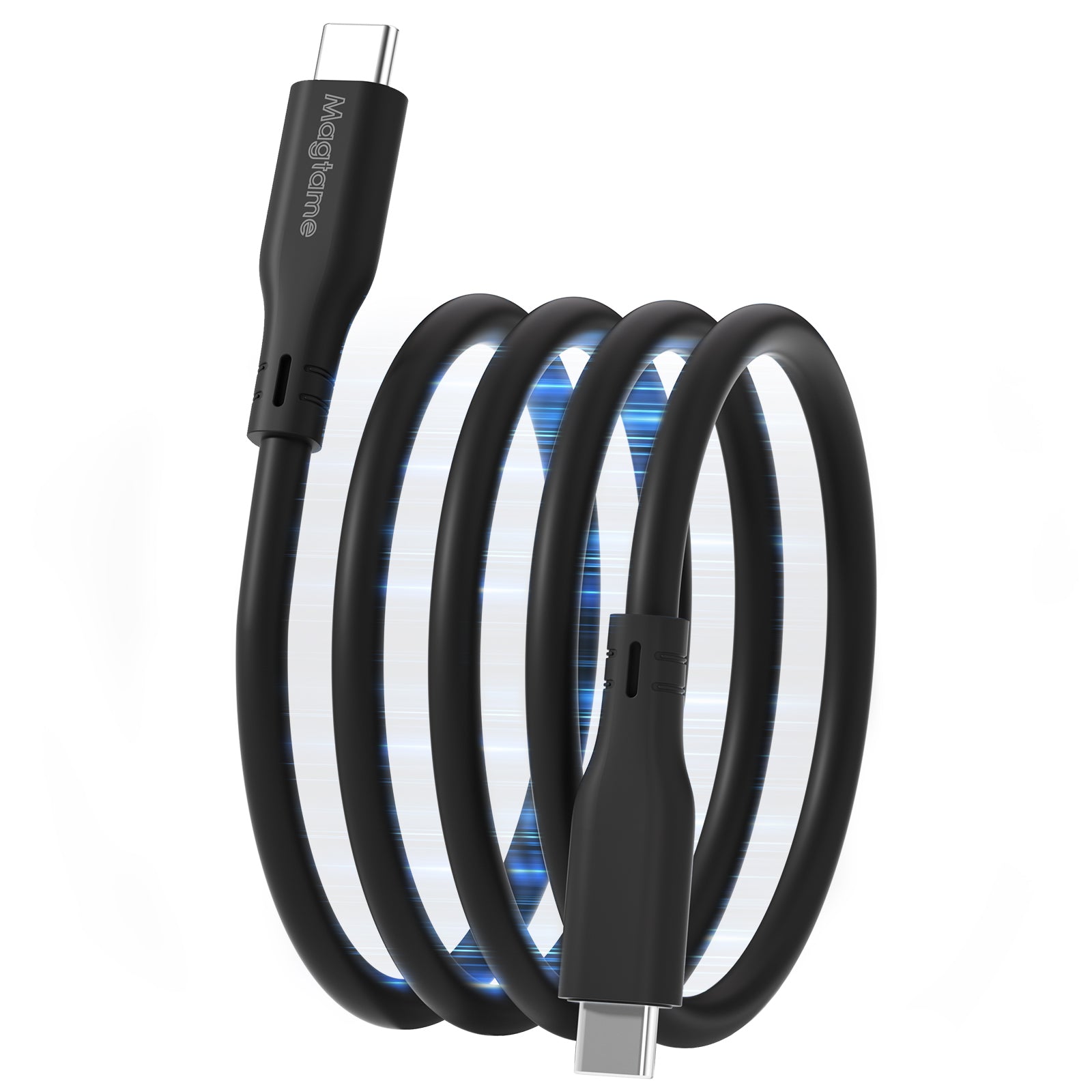 Magtame Silicone Magnetic Charging Cable 60W [Round Cable]