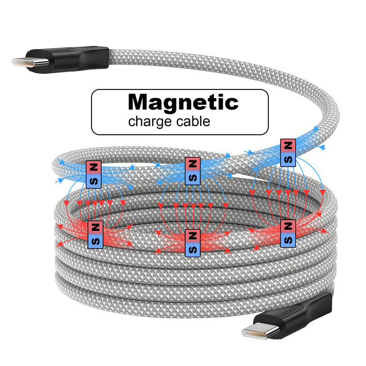 magnetic ring charge cable