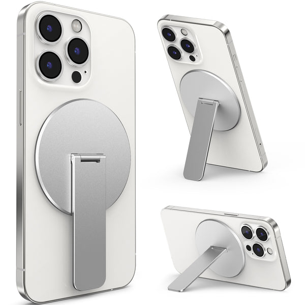 CX05 3-in-1 Magnetic Grip Stand: Ultra-Slim Holder, Adjustable Kickstand & MagSafe Compatible
