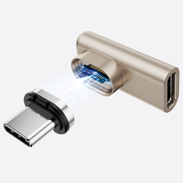 Magtame 240W Magnetic 90 Degree USB-C Adapter, 40Gbps