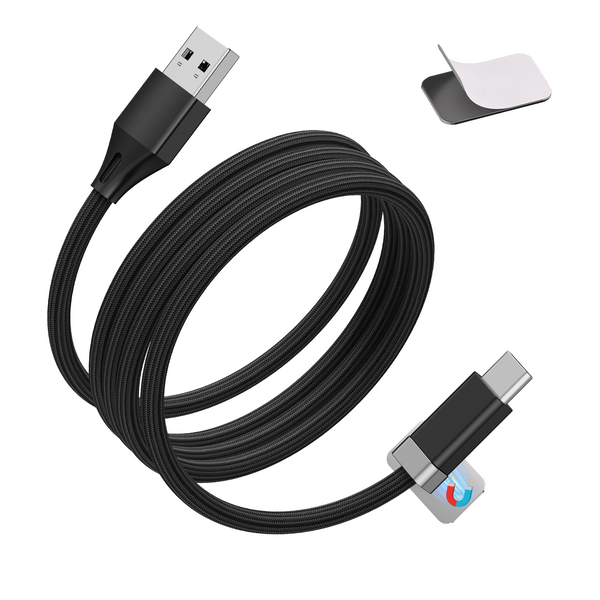 Staycable Magnetic Fast Charging, Braided with Cable Keeper